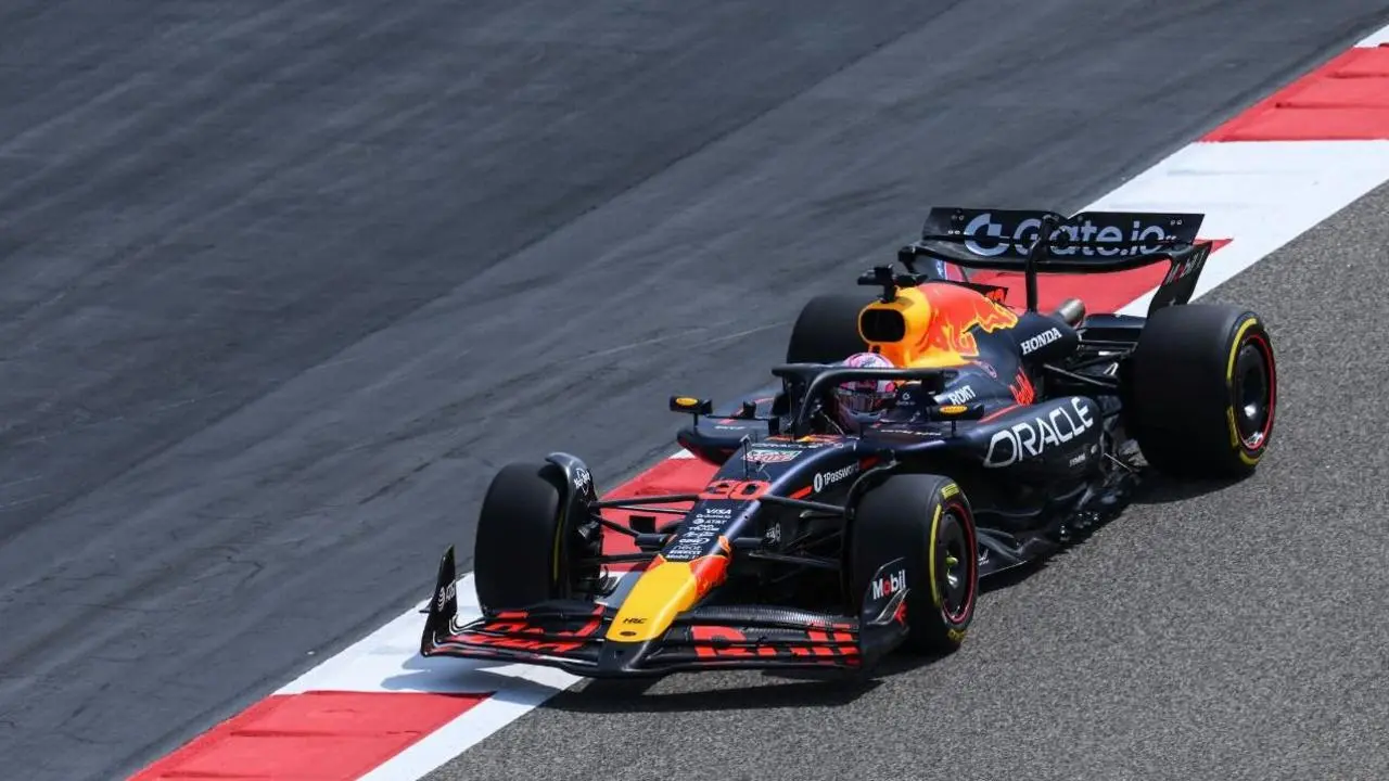 Red Bull's Max Verstappen responds to booing during the F1 75 event