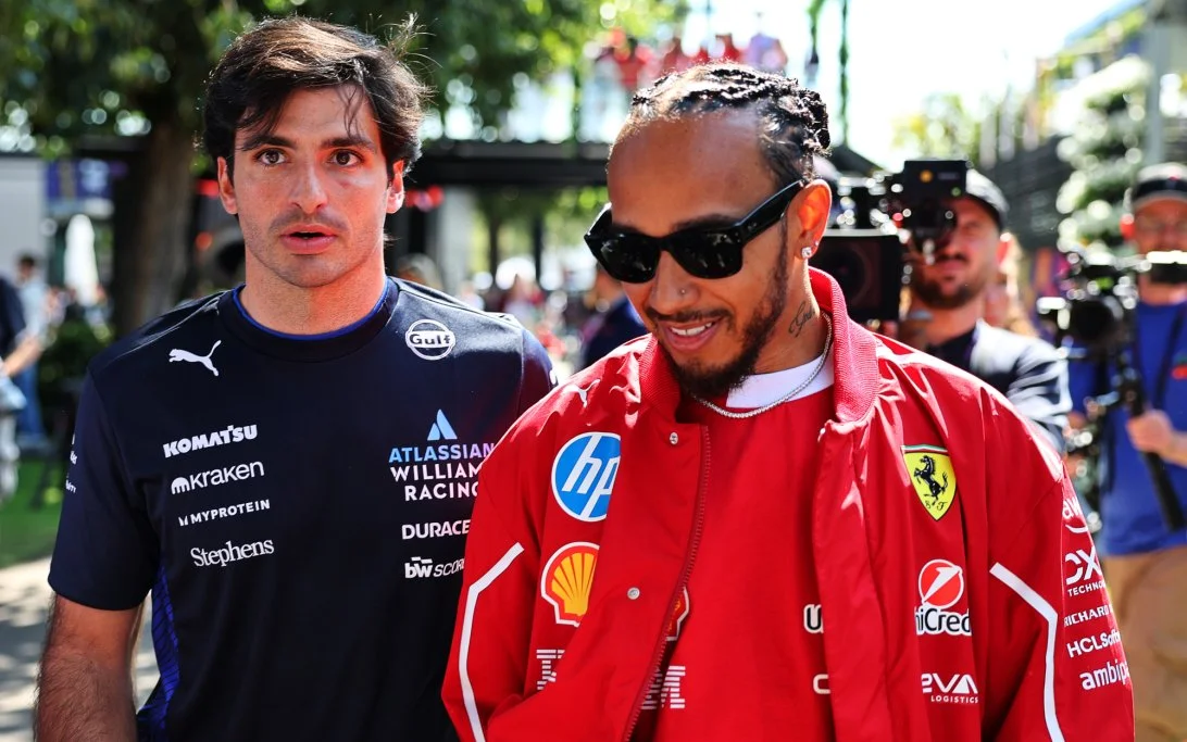 Carlos Sainz speaks on Lewis Hamilton's struggles at Ferrari