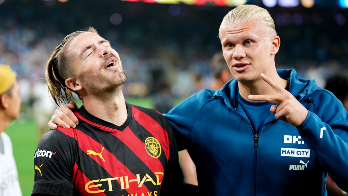 Jack Grealish points differences of Man City with and without Erling Haaland