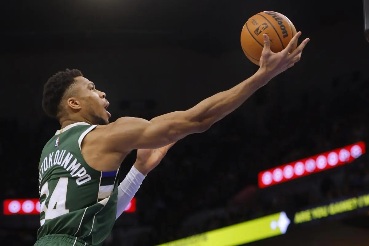 Giannis Antetokounmpo shares a funny dad joke on Instagram following Bulls win