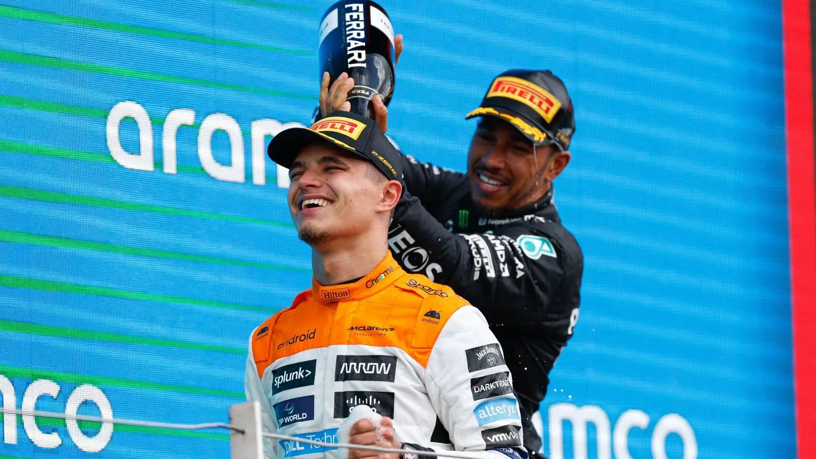 Lando Norris shares message for Lewis Hamilton following Ferrari move