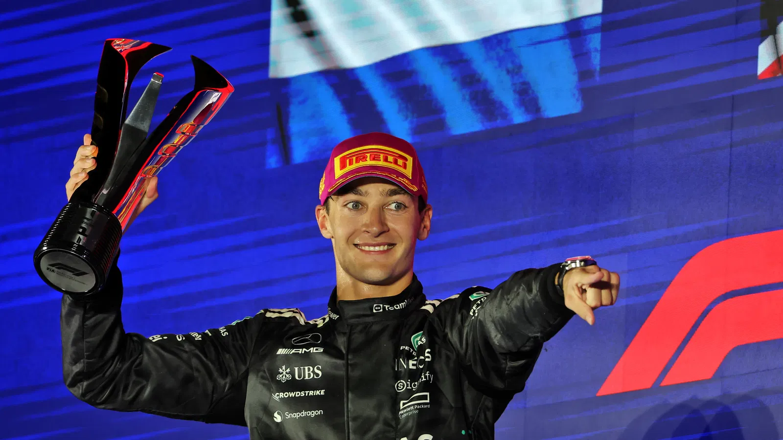 Lewis Hamilton sends George Russell a message following SIngaproe GP win