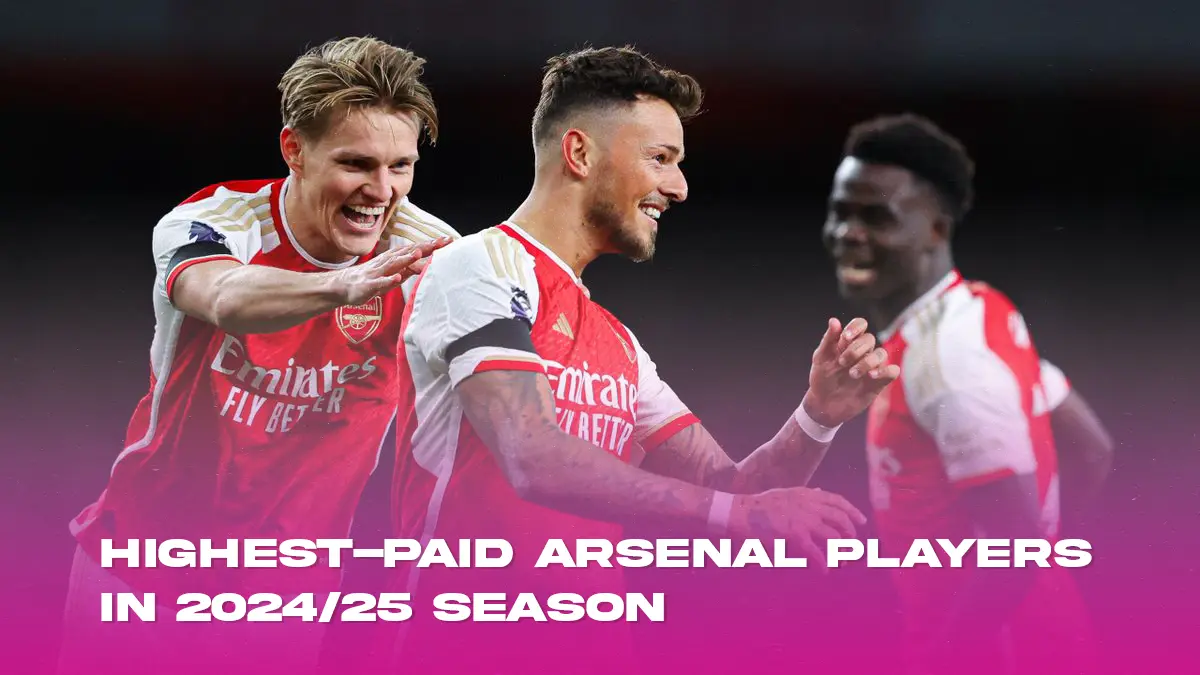 Highest-paid Arsenal players in 2024/25 season