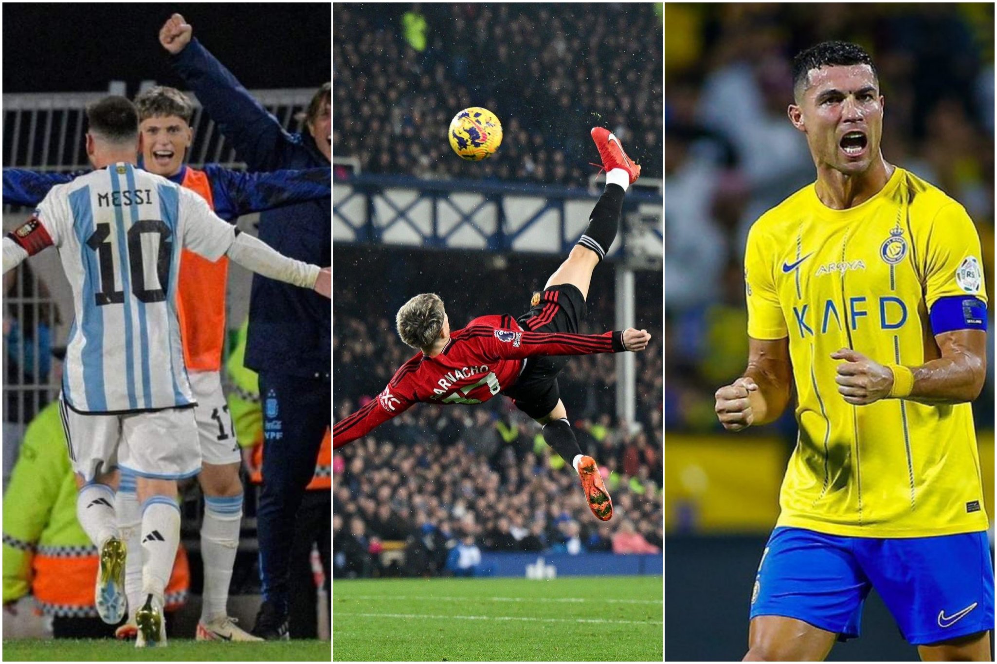 Football legends who have responded to Alejandro Garnacho's bicycle kick goal vs Everton