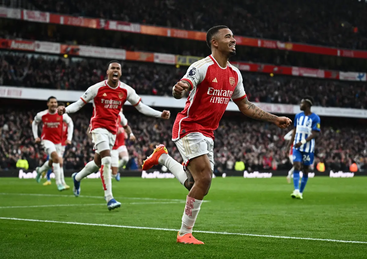 Match officials confirmed for Arsenal vs Brighton
