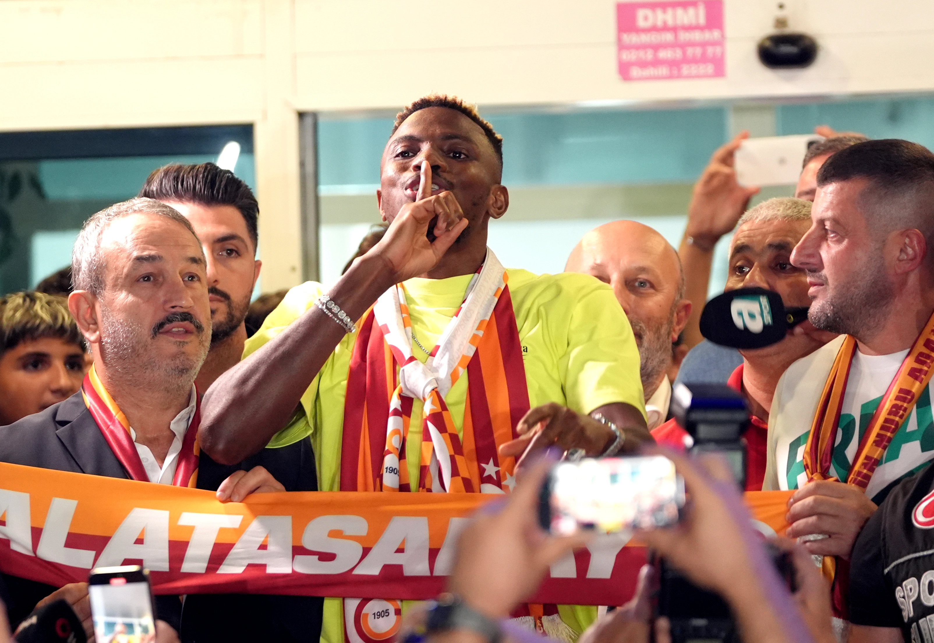 Man City star calls Victor Osimhen transfer to Galatasaray 'crazy' after missing out on Chelsea move