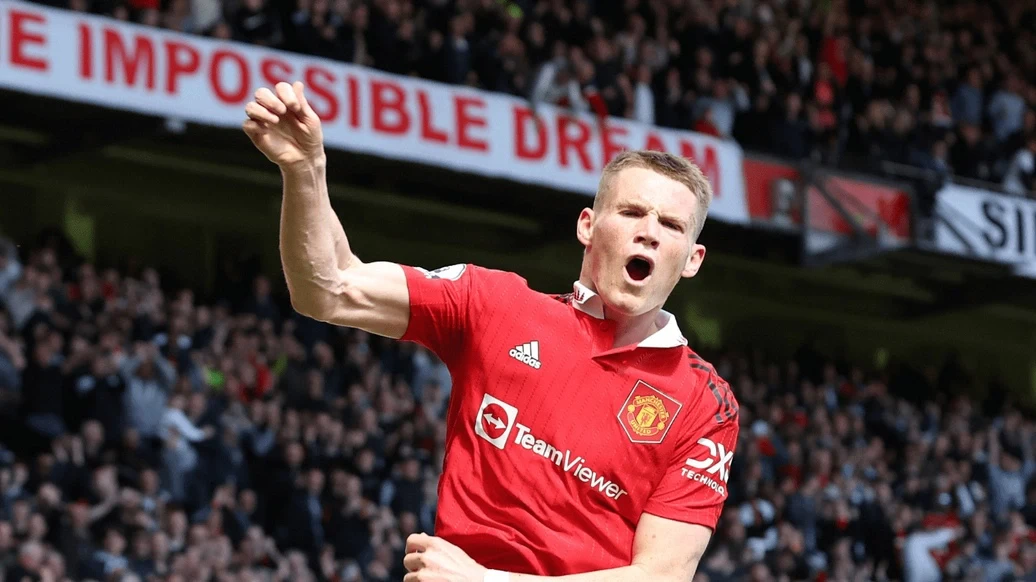 Реакция Далота на победный гол Мактоминея в матче против «Брентфорда»