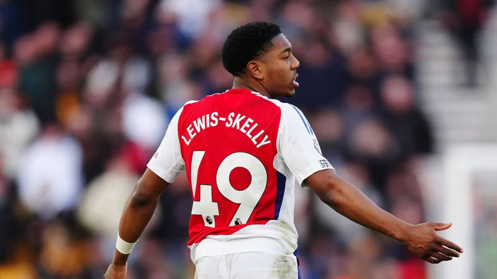 Which Arsenal games will Myles Lewis-Skelly miss following red card?