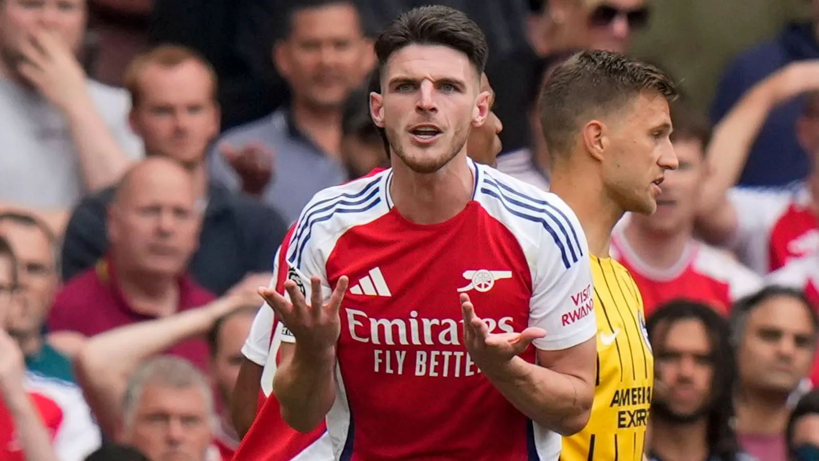 Declan Rice sends message following PSG defeat